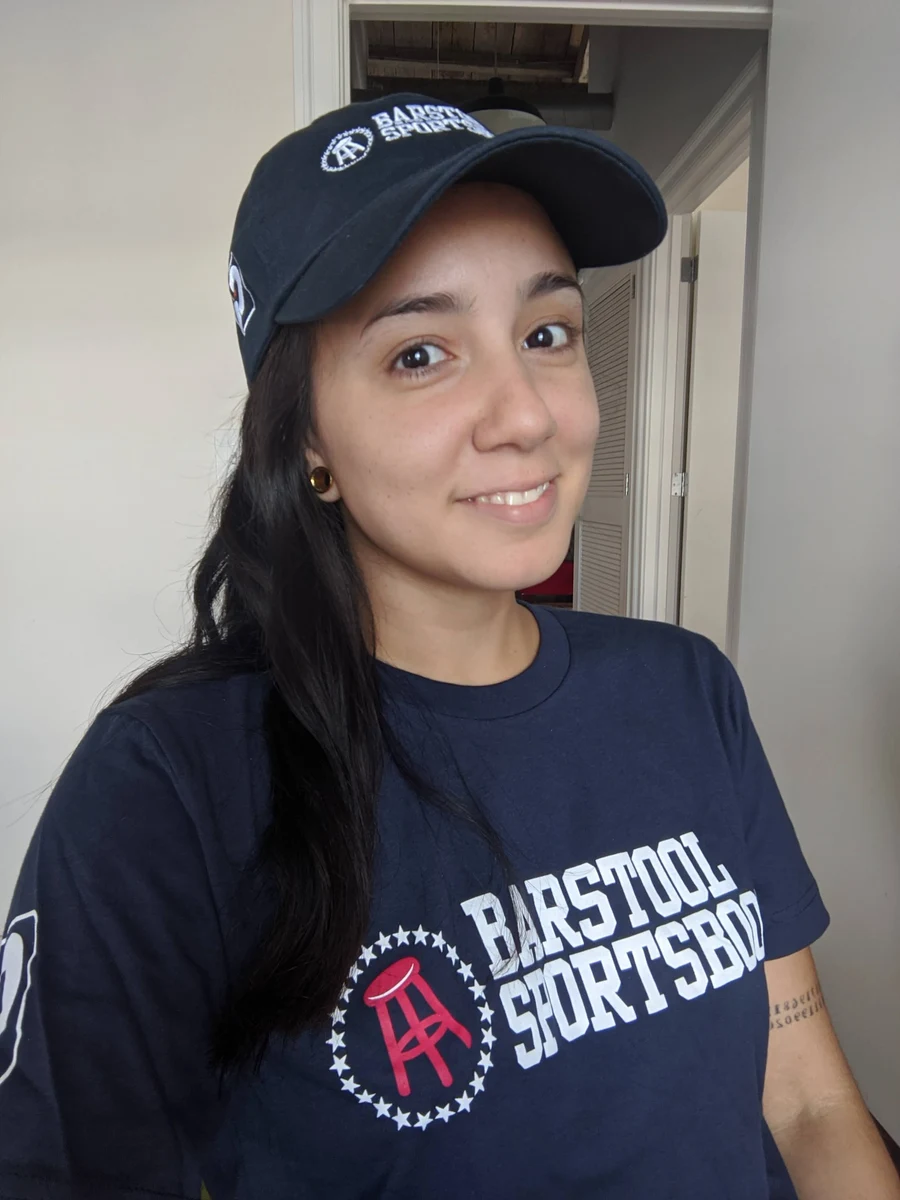 Karen in Barstool gear