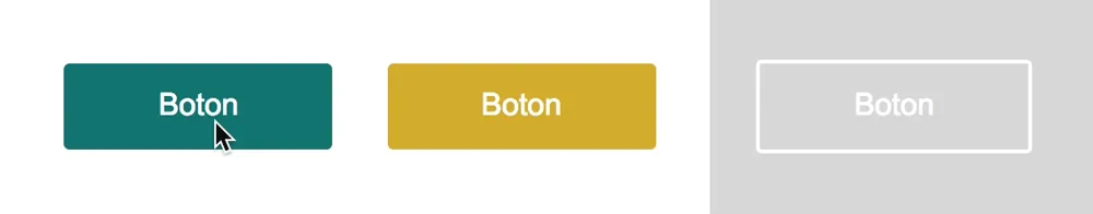 Button states animating: default, hover, and disabled
