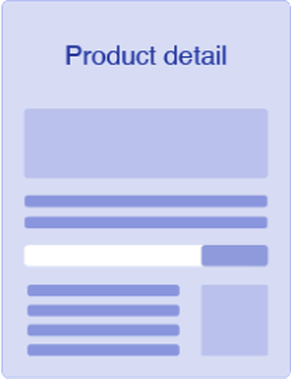 Product detail template